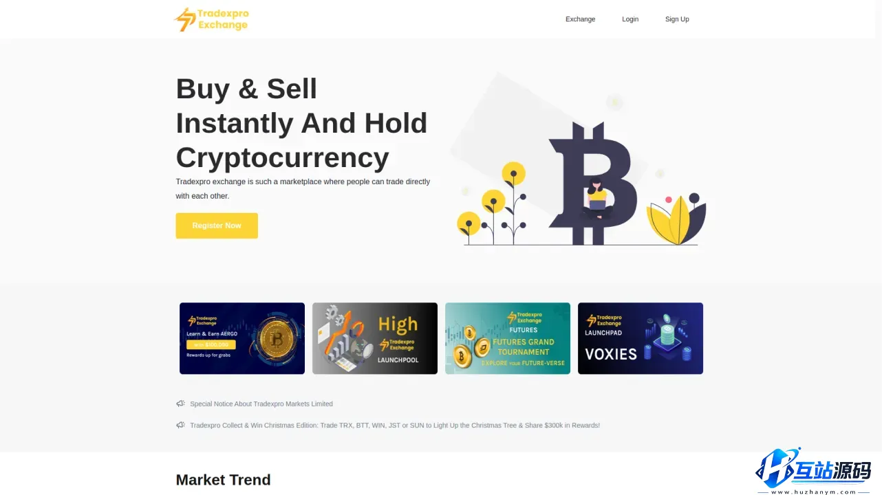 海外虚拟币交易所源码下载/PHP+NodeJS构建多链加密货币交易平台系统