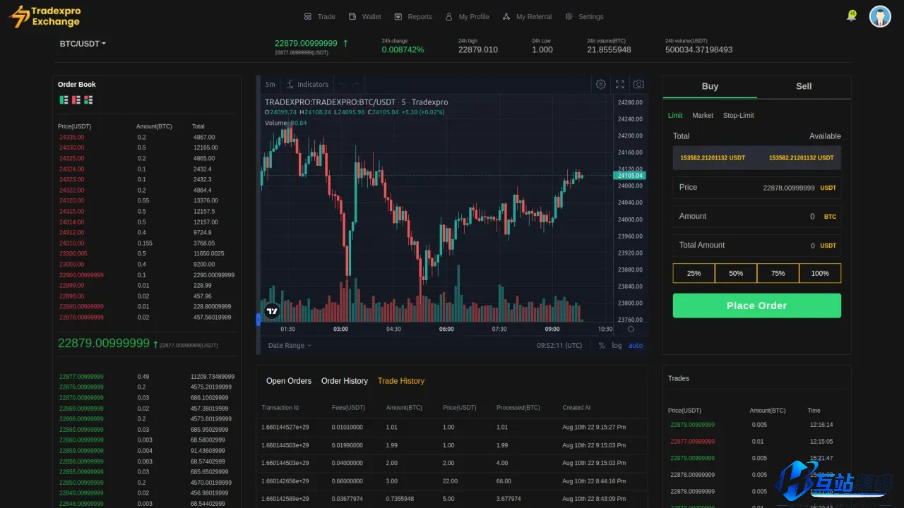 海外虚拟币交易所源码下载/PHP+NodeJS构建多链加密货币交易平台系统