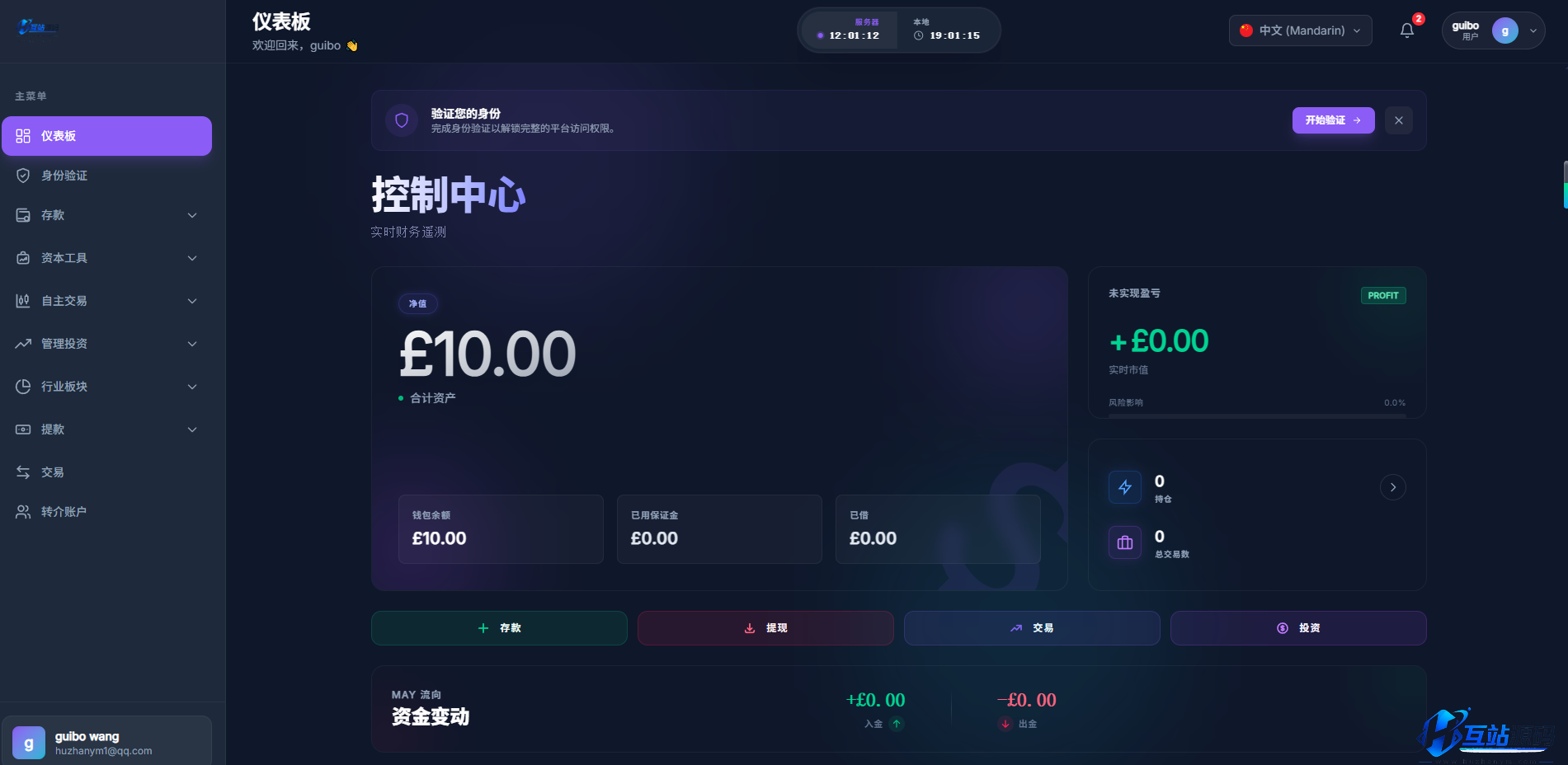 Laravel多语言海外交易投资系统源码下载｜加密货币+外汇+股票交易平台 含期货保证金与理财模块